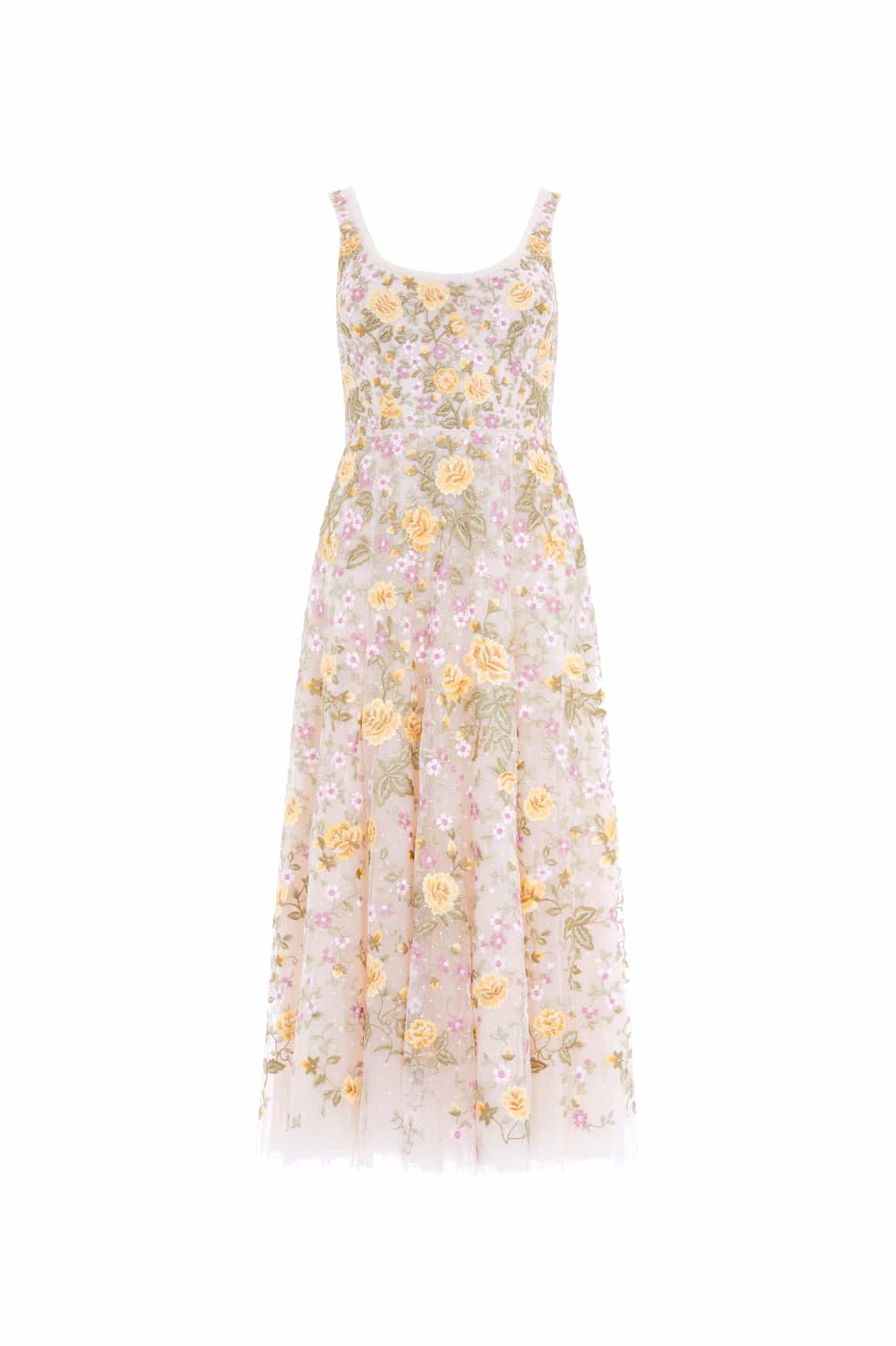Florine Scoop Neck Ballerina Dress